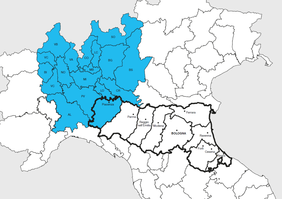 Mappa Reti Locali di primo livello Area Tecnica 3 Mappa Reti Locali di primo livello Area Tecnica 2 - immagine